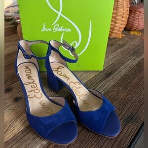 Sam Edelman Royal Blue Heels-Size 9